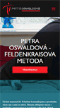 Mobile Screenshot of feldenkraisovametoda.cz